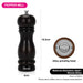 Pepper Mill Rubber Wood Body with S/S Grinder 16cm, Stylish With Simple Design For Restaurant or For Everyday Use, Natural Wood Material, Grinding Mechanism For Peppercorn And Dry Spices