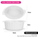 Oval Baking Dish 19x14cm/970ml Porcelain