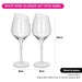 Set of 2 White Wine Glasses 520 ml  (Glass)