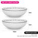 2-Piece Deep Plates Lemon Provence 18cm Porcelain
