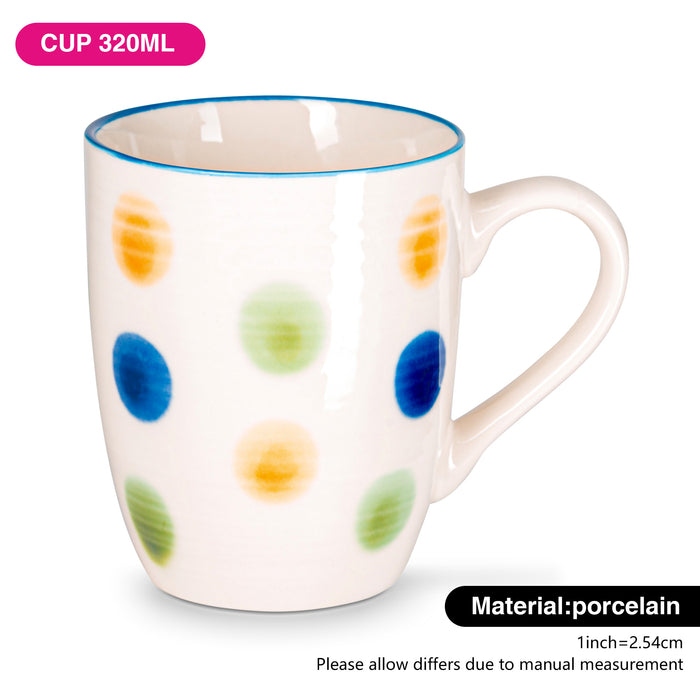 2-Piece Cup Porcelain with Elegant And Minimalist Design 320ml