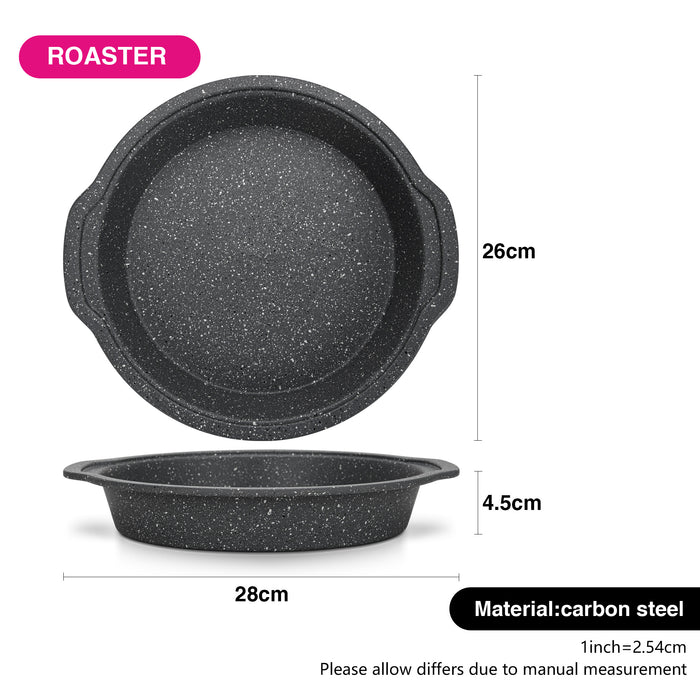 Roaster 28cm Carbon Steel With Non-Stick Coating