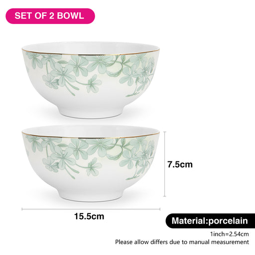2-Piece Bowls Summer Glint Series 15.5cm Fine Bone China