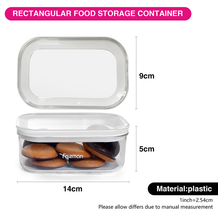 Mini Rectangular Storage Box – 470ml Capacity 15cm