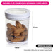 Round Flip-Lock Food Storage Container – 660ml/12cm