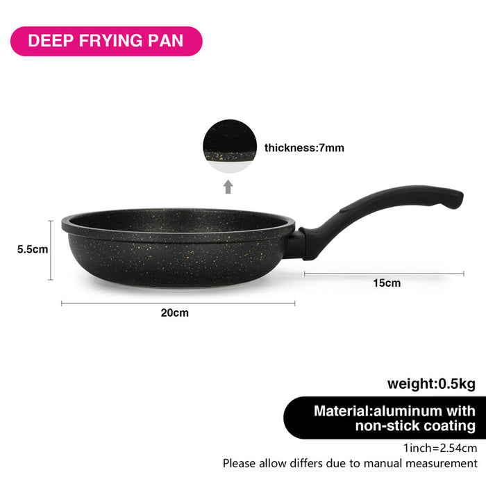 Deep Frying Pan GRACE 20cm, Aluminum with Non-Stick Coating