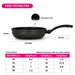 Deep Frying Pan GRACE 20 cm, Aluminum with Non-Stick Coating