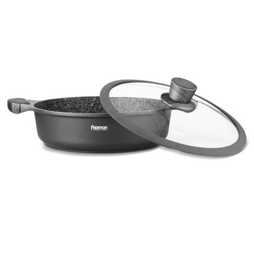 Shallow Pot 28cm with Aluminum and Non Stick Coating Prestige Series