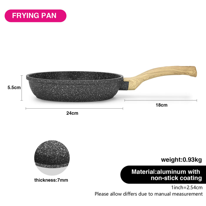 Frying Pan 24cm ALLENDE  with Induction Bottom