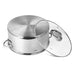 Stainless Steamer Stock Pot with 3 Steamer Insert 32x15cm/12LTR – BARAKAT Multicooker