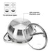 Casserole With Glass Lid 20x11cm /3.5L  Series
20x11cm/3.5LTR Silver