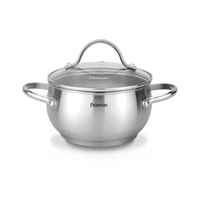 Casserole With Glass Lid 20x11cm /3.5L  Series
20x11cm/3.5LTR Silver