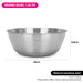 Mixing Bowl Stainless Steel Premium Polished Mirror 22x9.8cm/1.8 LTR