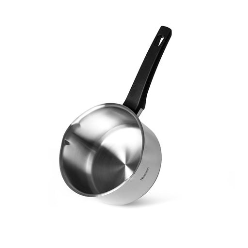 Saucepan with Pouring Spout 1.5L, Stainless Steel Saucepan 16x8.5cm Dione Series