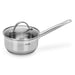 Saucepan 1.5L with Glass Lid, Stainless Steel with Induction Bottom Luminosa Series