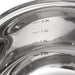 Stockpot with Glass Lid 16x10.5cm / 2.1 Liter with Measuring Mark, Stainless Steel Stockpot Felina Series