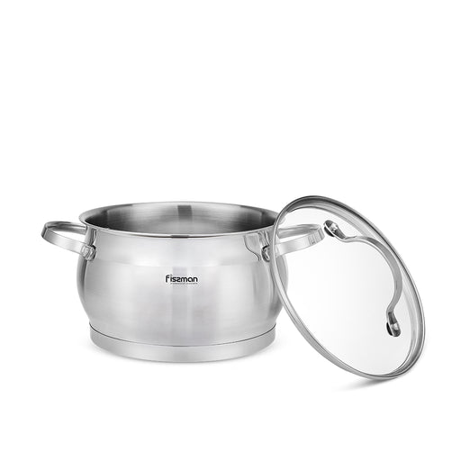 Stainless Steel Saucepan 20cm/3.6 LTR Fabiana Series with 18/10 Stainless Steel (INOX304)