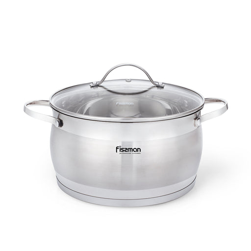 Stainless Steel Saucepan 20cm/3.6 LTR Fabiana Series with 18/10 Stainless Steel (INOX304)