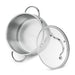 Stainless Steel Saucepan 24cm/6.1 LTR Fabiana Series with 18/10 Stainless Steel (INOX304)