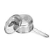 Saucepan Gulliver 14cm/0.9LTR With Glass Lid  Stainless Steel