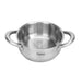 Cooking Pot 0.9L/14x6cm with Glass Lid Stainless Steel with Induction Bottom, Gulliver Series