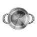 Cooking Pot 0.9L/14x6cm with Glass Lid Stainless Steel with Induction Bottom, Gulliver Series