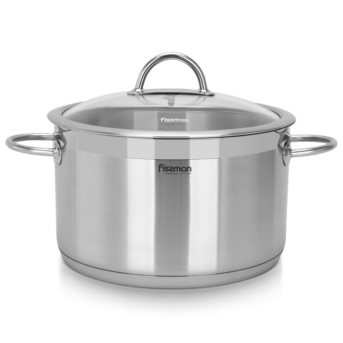 Casserole With Lid Silver  Benjamin Stainless Steel 24х14cm