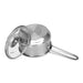 Saucepan with Glass Lid 1.1L, Stainless Steel Saucepan 14x7.5cm Gulliver Series