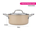 Saucepan With Lid Beige/Silver  Brigitte Series Stainless Steel 18х8.5cm