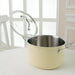 Saucepan With Lid Beige/Silver  Brigitte Series Stainless Steel 18х8.5cm