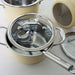 Saucepan With Lid Beige/Silver  Brigitte Series Stainless Steel 18х8.5cm