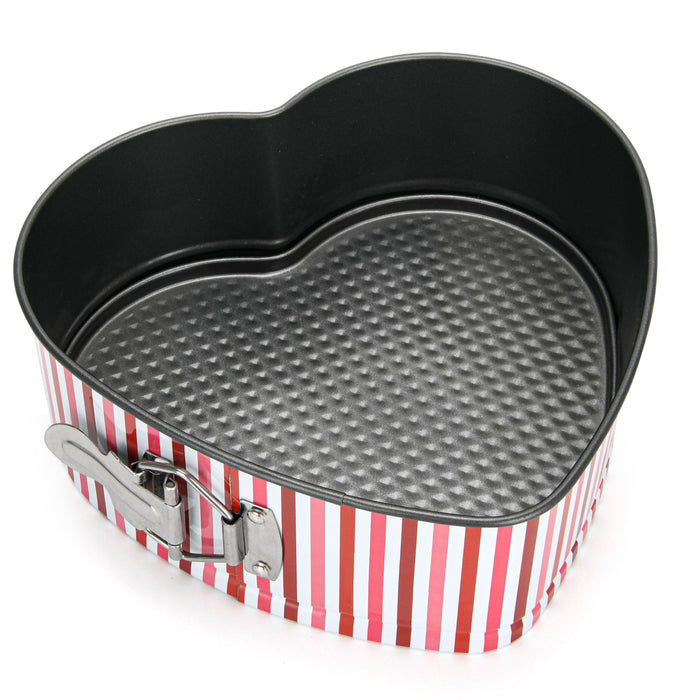 Cake Pan Piana Heart-Shape With Lock 21cm