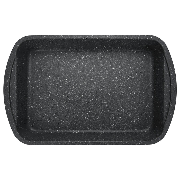 Roaster Pan 38x24cm, Carbon Steel Non Stick Coating 5.6cm Deep Roaster Pan