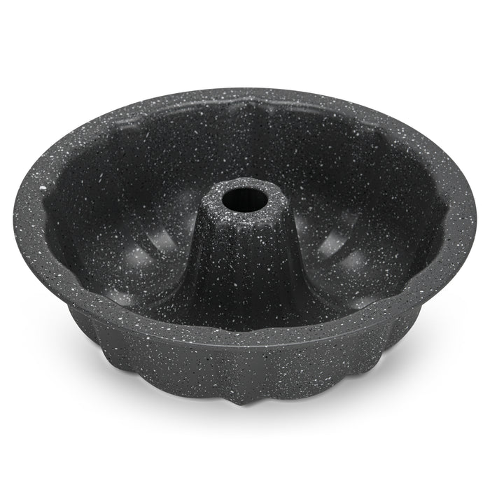 Bundt form Pan 25cm, Carbon Steel Granite Non Stick 8.0cm Deep Bundt form Pan