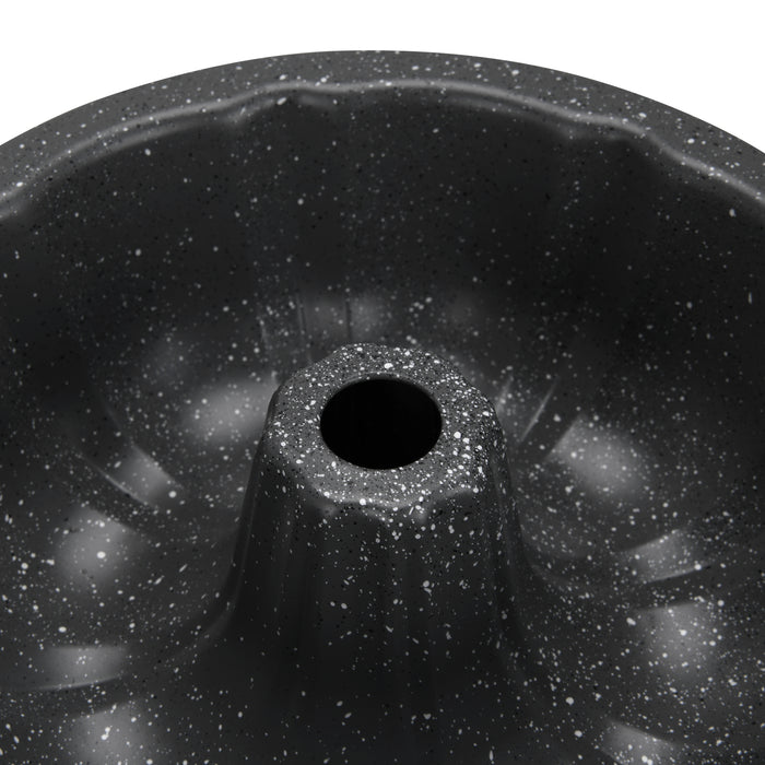 Bundt form Pan 25cm, Carbon Steel Granite Non Stick 8.0cm Deep Bundt form Pan