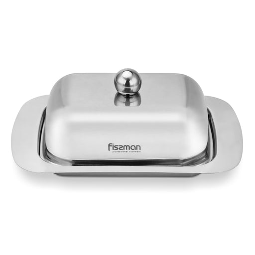 Butter Dish with Lid 18cm Stainless Steel