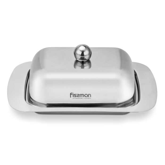 Butter Dish with Lid 18cm Stainless Steel