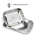 Butter Dish with Lid 18cm Stainless Steel