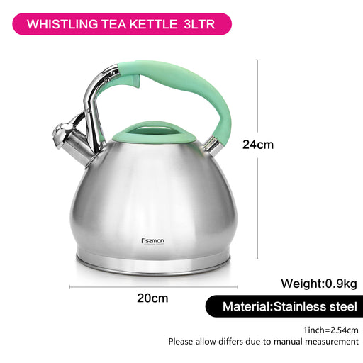 Whistling Kettle 3.0LTR Stainless Steel Jessica Series