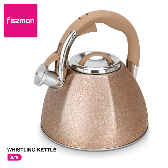 Whistling Kettle Goldy 3.0 Ltr (Stainless Steel)