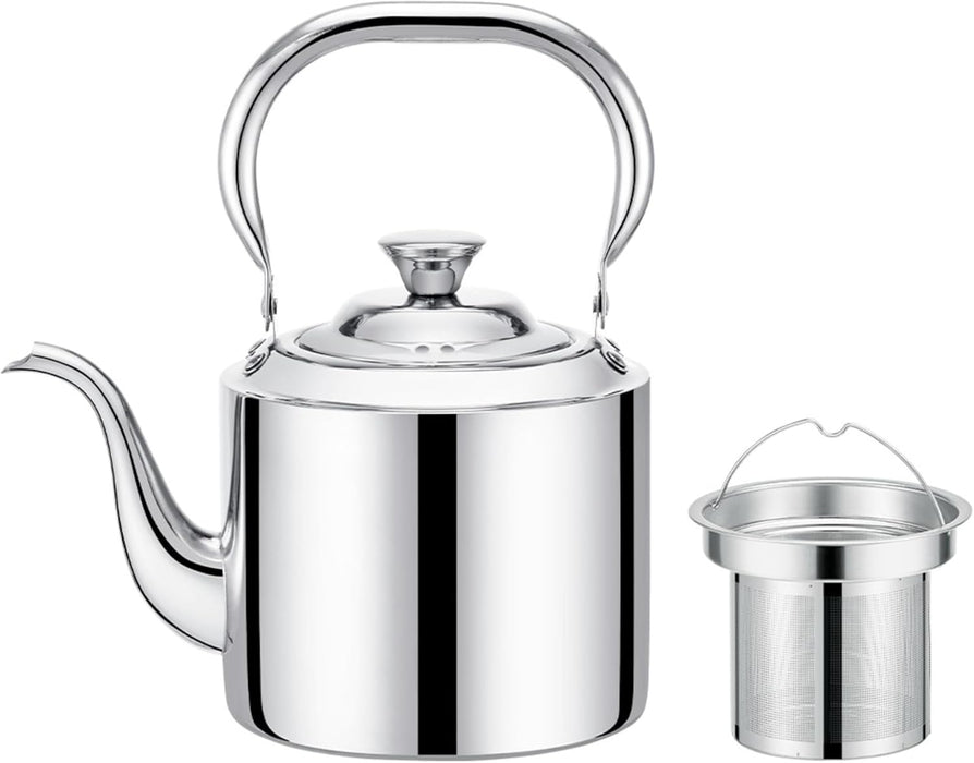 Tea Pot Fonso With Steel Strainer 1.5LTR Stainless Steel