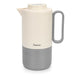 Vacuum Insulated Jug 1000mL, Insulated Flask, Modern Dallah, Plastic Body Case With  Glass Liner LIGHT GRAY