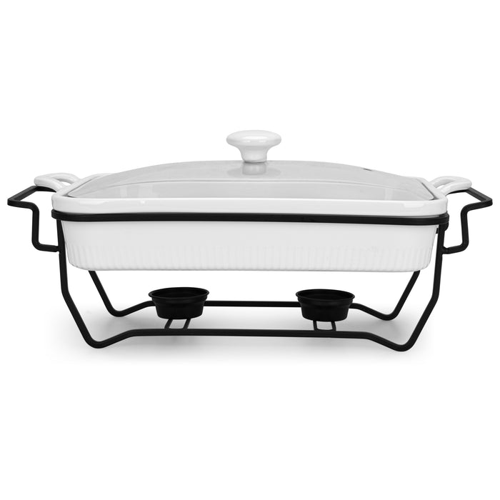 Rectangular Chafing Dish 31cm/2.2 LTR (Porcelain)