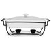 Rectangular Chafing Dish 31cm/2.2 LTR (Porcelain)