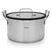 Stockpot 24cm/5.8 LTR FABIA with Glass Lid  (Stainless Steel)