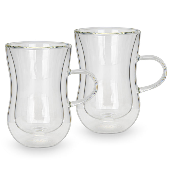 2-Piece Double Wall Cups 150 ml (Borosilicate Glass)