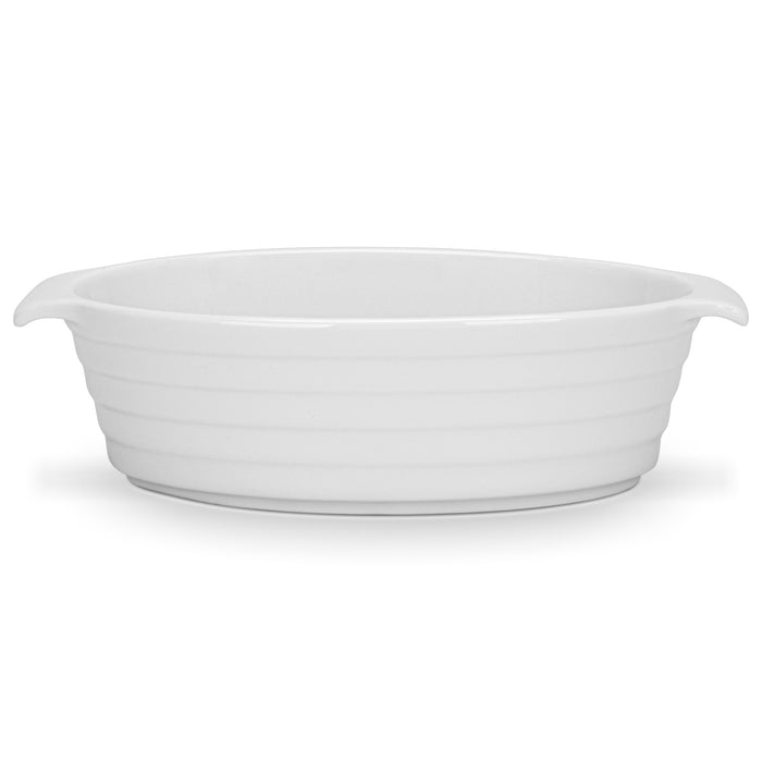 3-Piece Mini Oval Baking Dish 13x10х4.5cm/220ml Porcelain