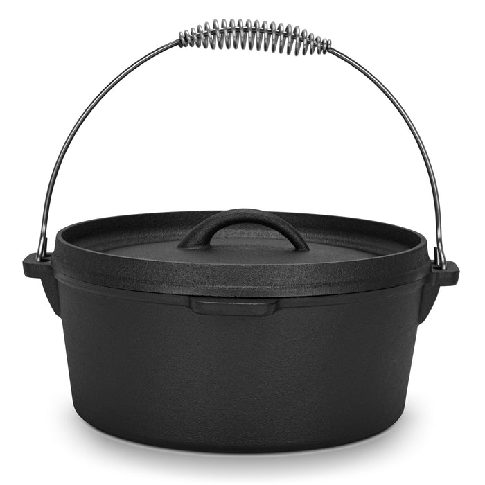 Dutch Oven 25x10cm/4LTR with Cast Iron Lid Cast Iron