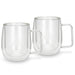 2-Piece Double Wall Mugs 300 ml (Borosilicate Glass)