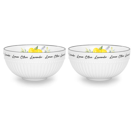 2-Piece Bowl Lemon Provence 12cm Porcelain